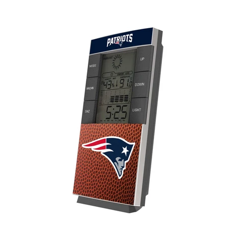 New England Patriots Football Wordmark Digital Desk Clock Cover