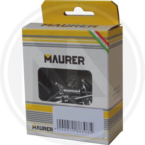 Rivetti Alluminio In Blister 4,8 Mm. Maurer - Immagine 1 di 1
