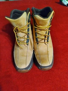 BOTAS DE MUJER TALLA 6.5 TIMBERLAND GAMUZA DORADA CON ACABADO MARRÓN - Imagen 1 de 10