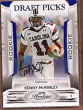 2009 Playoff Prestige Draft Picks Rights Autographs #162 Kenny McKinley/499 - Image 1 of 1