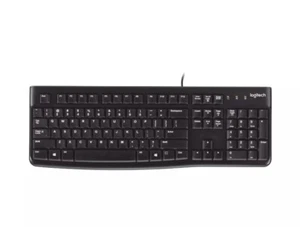 Logitech - K120 Full-size Wired Membrane Keyboard for PC with Spill-Resistan... - Picture 1 of 4