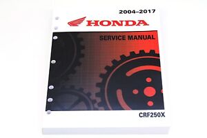 Honda Service Shop Repair Manual 2004-2017 CRF250X Maintenance Book 61KSC10 #a33