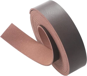 Leather Strap 1 Inch Wide 100 Inches Long, Leather Strips for DIY Craft Projects - Picture 1 of 5