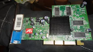 ATI radeon 9200 AGP Video Card P/N 102A0621900 00001 - Picture 1 of 3