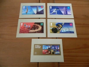 2012 LONDON 2012 OLYMPIC GAMES PHQ CARD SET(No367) UNUSED-IN VERY GOOD CONDITION - Picture 1 of 7