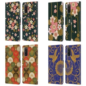 HEAD CASE DESIGNS LACQUERWARE LEATHER BOOK WALLET CASE FOR SAMSUNG PHONES 1 - Picture 1 of 10