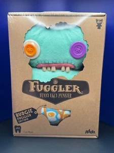 Fuggler Ugly Monster Budgie Edition 9" Gaptooth Mc Goo Mint Plush - Picture 1 of 2