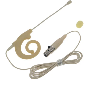 Snail ear Headset Microphone For Shure Bodpack TA4F Mini XLR 4Pin Omnidirectiona - Image 1 of 4