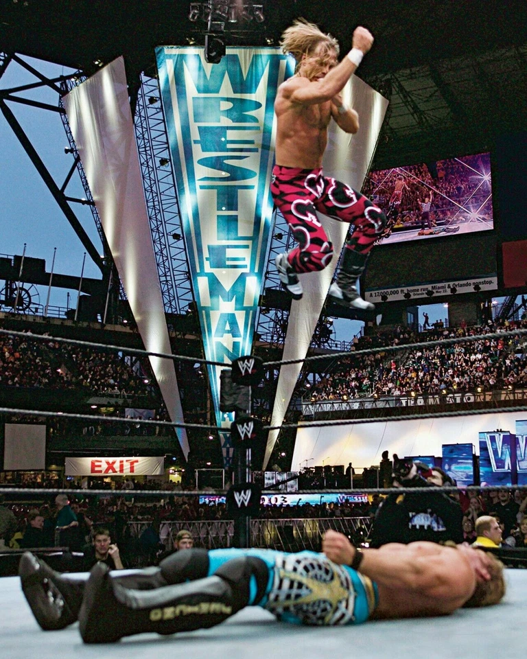 FOTO DE LUCHA LIBRE SHAWN MICHAELS vs CHRIS JERICHO 8X10 WWE  Foto 1 de 1