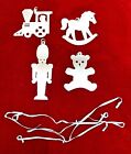 Vintage James Avery Sterling Silver Christmas Ornaments - Lot Of 4 Toy Themed