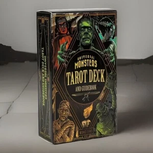 Mazo de cartas de tarot de monstruos universales juego de cartas adivinación regalo diversión de Halloween - Imagen 1 de 8