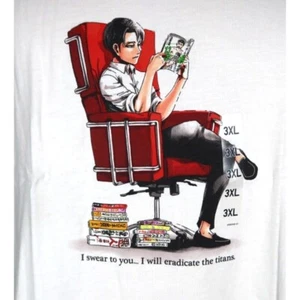 Attack on Titan Graphic Uniqlo UT T-Shirt Sz 3XL Captain Levi New NWT - Picture 1 of 4