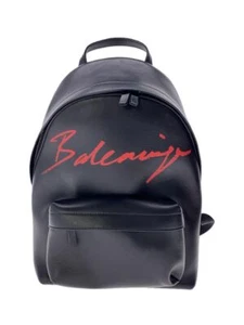 BALENCIAGA backpack rucksack leather Black 552379 1000 W 527277 Used - Picture 1 of 6