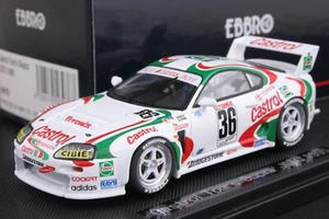 EBBRO 43976 1:43 SCALE CASTROL TOM'S TOYOTA SUPRA JGTC 1995 DIE CAST MODEL CAR - Picture 1 of 2
