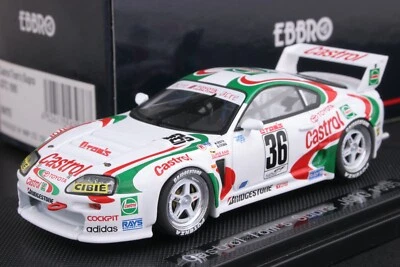 EBBRO 43976 ESCALA 1:43 CASTROL TOYOTA SUPRA JGTC 1995 COCHE MODELO FUNDIDO A PRESIÓN Foto 1 de 2