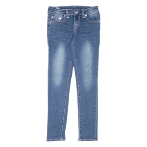 TRUE RELIGION Halle Girls Jeans Blue Slim Skinny Stone Wash W24 L26 - Picture 1 of 6