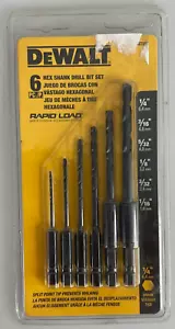 Dewalt 6-Piece Hex Shank Drill Bit Set -DW2551 - Picture 1 of 2