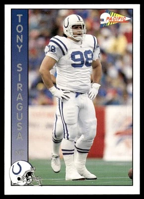 1992 Pacific #451 Tony Siragusa - Indianapolis Colts - Image 1 of 2