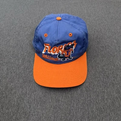 VTG Florida Gators Hat OSFA Blue Twins Enterprise Snapback Mascot NCAA 90s READ - Image 1 of 4