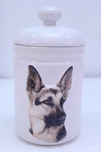 Xpres Best Friends Original German Shepherd 3D Treat Canister Container Jar MINT - Picture 1 of 8