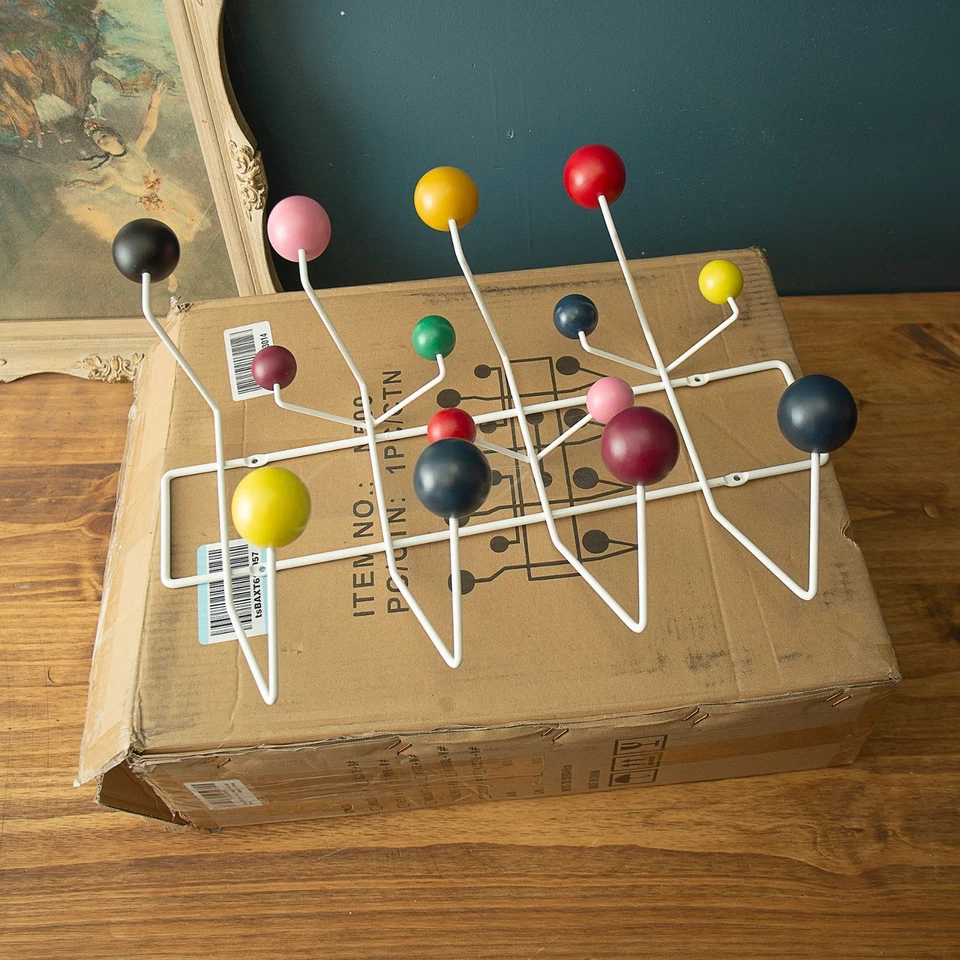 Perchero de pared Eames Style Hang It All MCM multicolor Foto 1 de 4