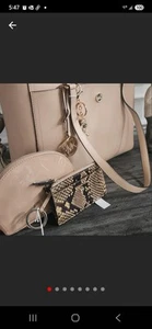 Michael Kors Bundle Card Wallet With Marc Jacob's Cosmetic Pouch. - Picture 1 of 8