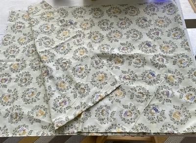 Bunnies by the Bay Fabric 1 1/2 yards Clothworks Posie Portrait Garden Path - Image 1 of 4