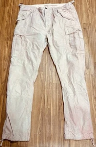 Polo RL Ralph Lauren Pink Camo  Cargo Utility Pants Men Sz 36x34 Surplus Chino - Picture 1 of 11