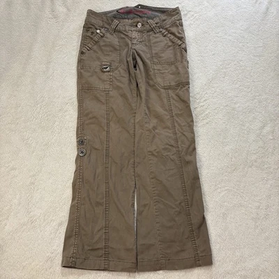 Vintage 90’s/Y2K EDC by Espirit Utility Pants Womans Size 1 Brown Skater Grunge - Image 1 of 4