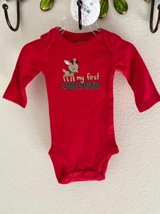 CHILD OF MINE BY CARTER'S-SIZE 0-3 MONTHS LONG SLEEVES BODYSUIT FOR BABY - Picture 1 of 1