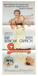 Daybill Shamus Original Australian Vintage Movie Poster Burt Reynolds - Picture 1 of 12