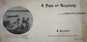 Rockford Winnebago County Illinois Libretto Storia Registro Gazzetta Regalo 1893 - Foto 1 di 10