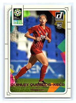 2023 Donruss FIFA World Cup #142 Quinley Quezada-Keca Rookie  Phillippines - Image 1 of 2