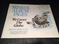 New Minkus All American United States Stamp Album Supplement Pages- 1995 Part 1