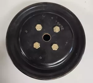 Used 19692 Mercruiser 7" Water Pump Pulley 3 Groove V6 V8 With Bolts - Picture 1 of 5