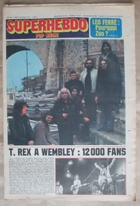 POPMUSIC SUPERHEBDO N° 102 - LÉO FERRÉ - MARC BOLAN (T.REX) - POSTER NEIL YOUNG - Bild 1 von 2