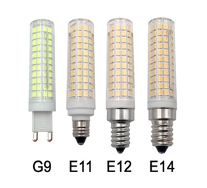 G9/E11/E12/E14 LED Light Bulb 10W 136-2835 SMD Ceramics Light Equivalent 100W - Picture 1 of 14