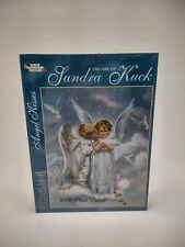 2001 White Mountain 1000 PC Puzzle The Art of Sandra Kuck ~ Angel Kisses ~ NIB