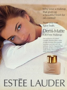 1992 Estee Paulina Porizkova beauty makeup 1-page MAGAZINE AD - Imagen 1 de 1