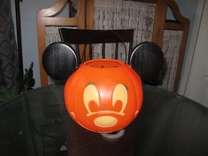 TOPOLINO Porta caramelle zucca arancione Halloween dolcetto o scherzetto - Foto 1 di 5