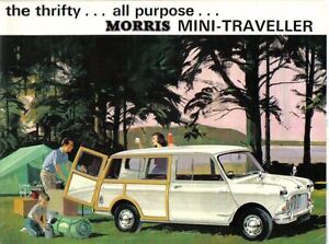 Morris Mini Traveller Mk 1 1966-67 Original UK Sales Brochure Pub. No. 2352/A