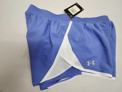 Under armour Women's Fly By 2.0 Shorts - Baja Blue / White - - XLG - 1350196 - Image 1 of 4