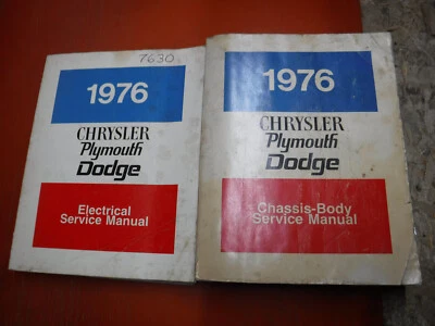 1976 DODGE ASPEN CHARGER SE CHRYSLER CORDOBA PLYMOUTH VALIANT SERVICE MANUAL - Image 1 of 4