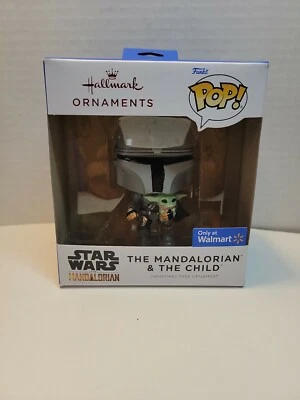 2021 HALLMARK FUNKO 流行星球大战曼达洛人和儿童装饰沃尔玛  — 第 1/4 张图片