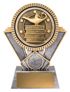PERSONALISED TROPHY AWARD SPARTAN ACADEMIC CHARACTER YOUR CHOICE LASER ENGRAVING - Picture 1 of 16