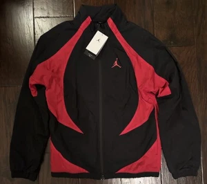 NWT Jordan Sport Jam Warm Up Jacket Jumpman DX9367-013 Black Red Nike Men Small  - Picture 1 of 10