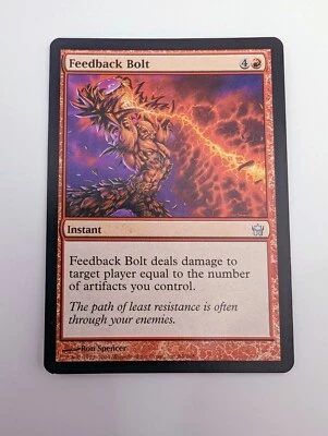 Magic the Gathering FEEDBACK BOLT Fifth Dawn  MTG - Image 1 of 2
