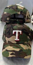 Texas Rangers baseball Hat  New  camouflage  one size adjustable fit