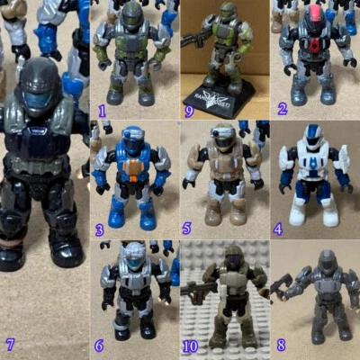 1 x Mega Bloks Halo ODST Drop Pod Series Spartan Mini Figure Model Building Toy - Image 1 of 4