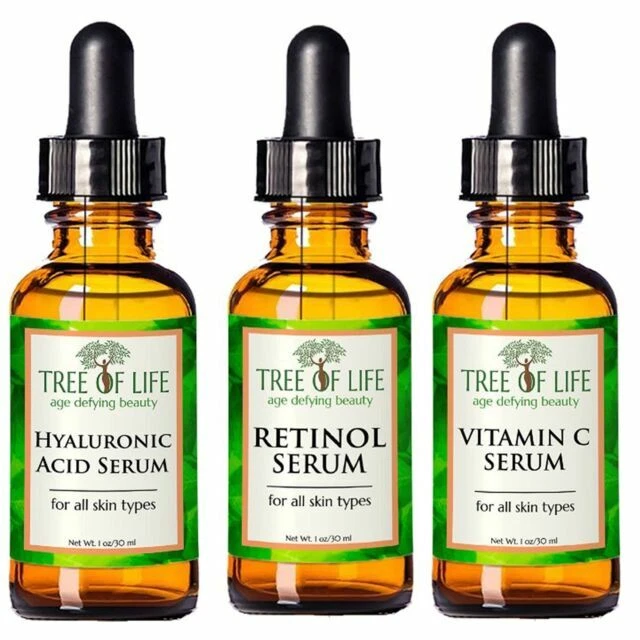 Tree of Life Beauty Anti Aging Serum Combo Pack
